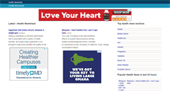 Desktop Screenshot of healthnewstrack.com